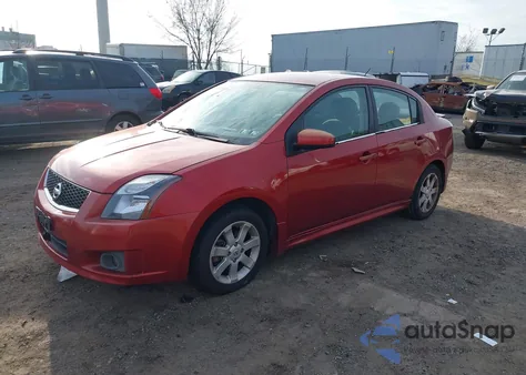 2010 Nissan Sentra 2.0Sr from USA, damaged, VIN 3N1AB6AP3AL624573